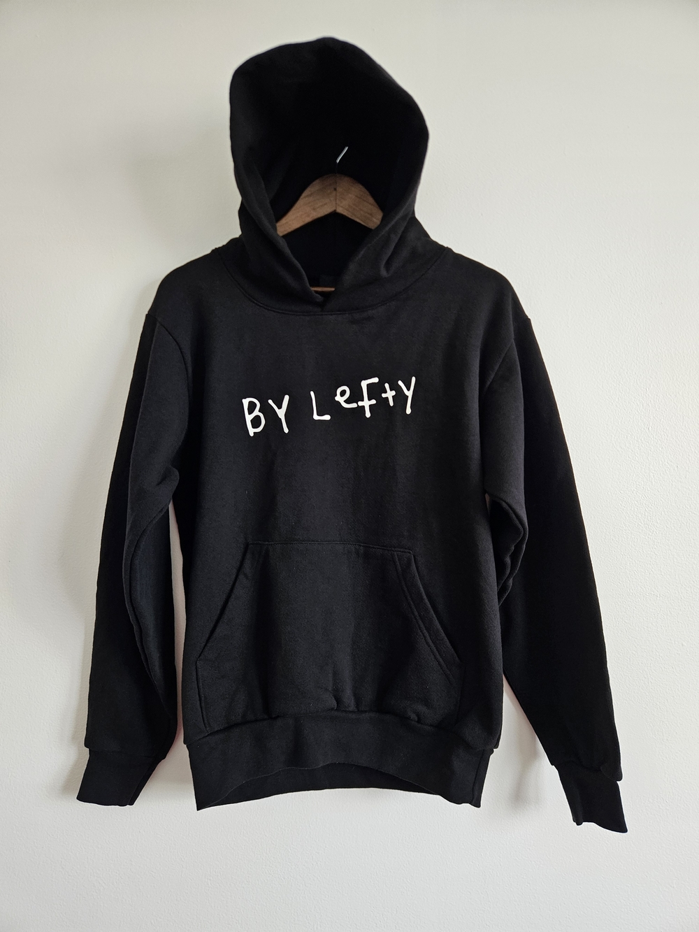 LEFTY KORINE Size Small By LeFty Black Hoodie Heavy Cotton 100% Cotton